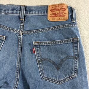 Levis 550 Relaxed Fit Jeans Mens 32x36 Blue Casual Tapered Y2K Skater